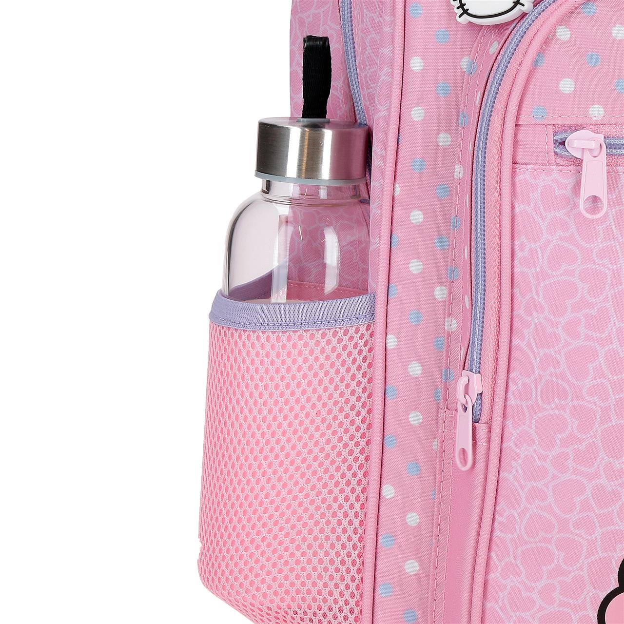 20321T1 MOCHILA ADAP. 25CM. C/CARRO. HELLO KITTY HEARTS & DO - Image 6