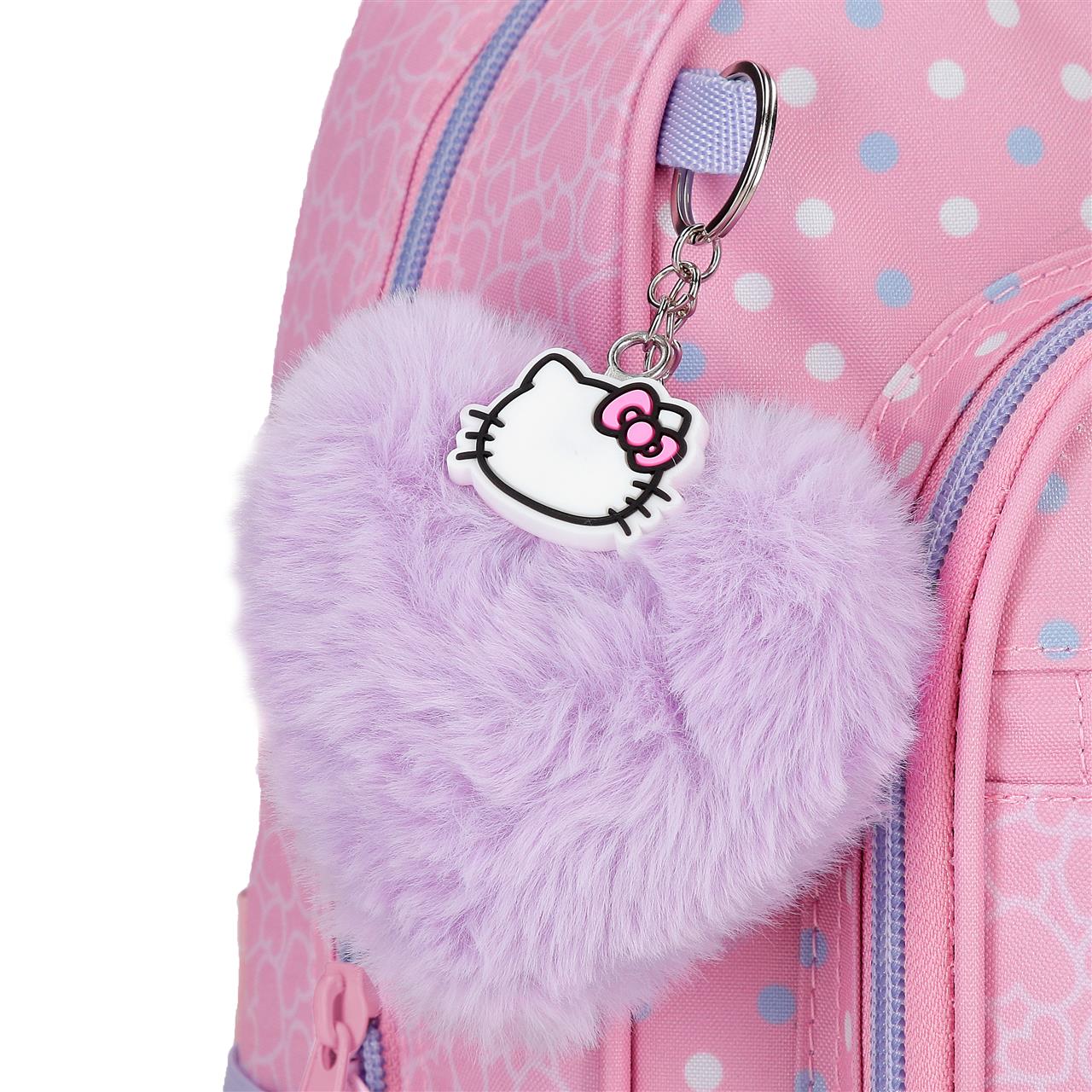 20322T1 MOCHILA ADAP. 28CM. C/CARRO. HELLO KITTY HEARTS & DO - Image 4