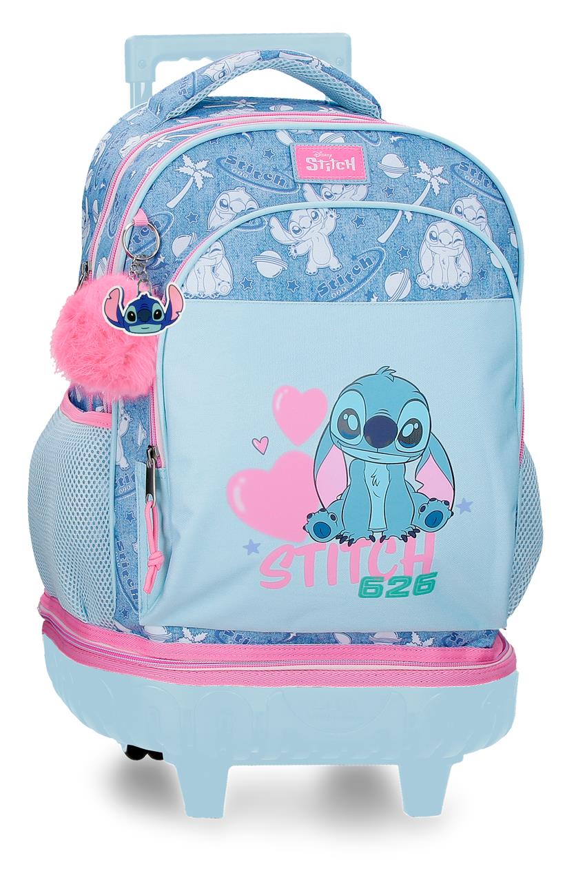 3292941 MOCHILA COMPACT DESM. 2R. STITCH HEARTS