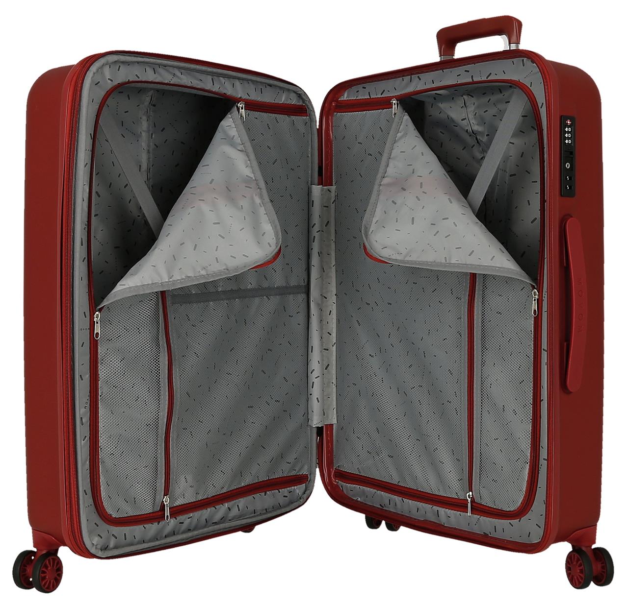 3488944 SET/2 TROLLEY ABS 55-65CM.4R.C/EXP. IRONMAN ROJO - Image 5