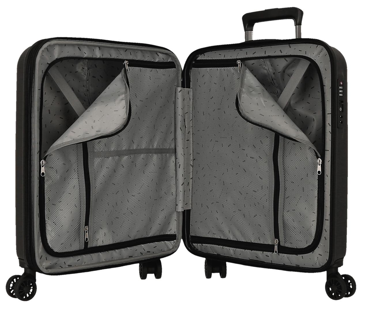 3518641 TROLLEY ABS 55CM.4R.C/EXP. MCKEY WAITING NEGRO - Image 3