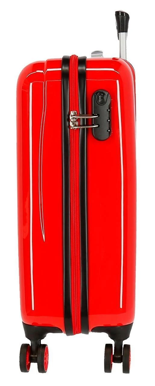 3671726 TROLLEY ABS 55CM.4R MICKEY Y MINNIE LONDON ROJO - Image 2