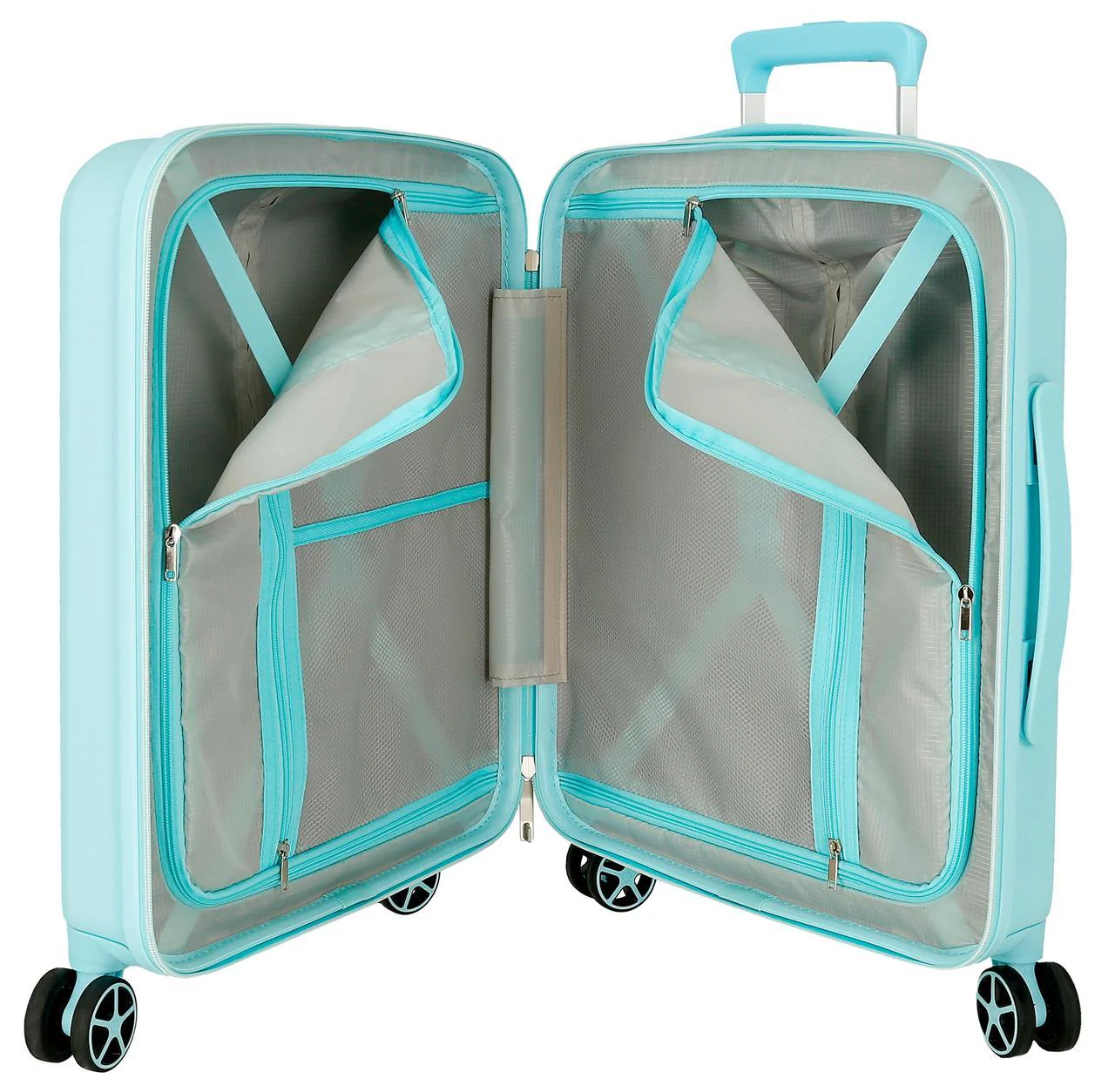 3739727 SET/2 TROLLEY  ABS 55-70CM.4R.MICKEY & MINNIE TURQUE - Image 5