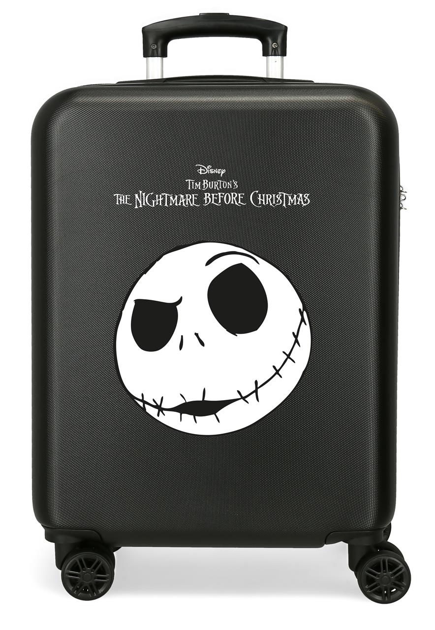 3961122 TROLLEY ABS 55CM.4R. NIGHTMARE JACK NEGRO