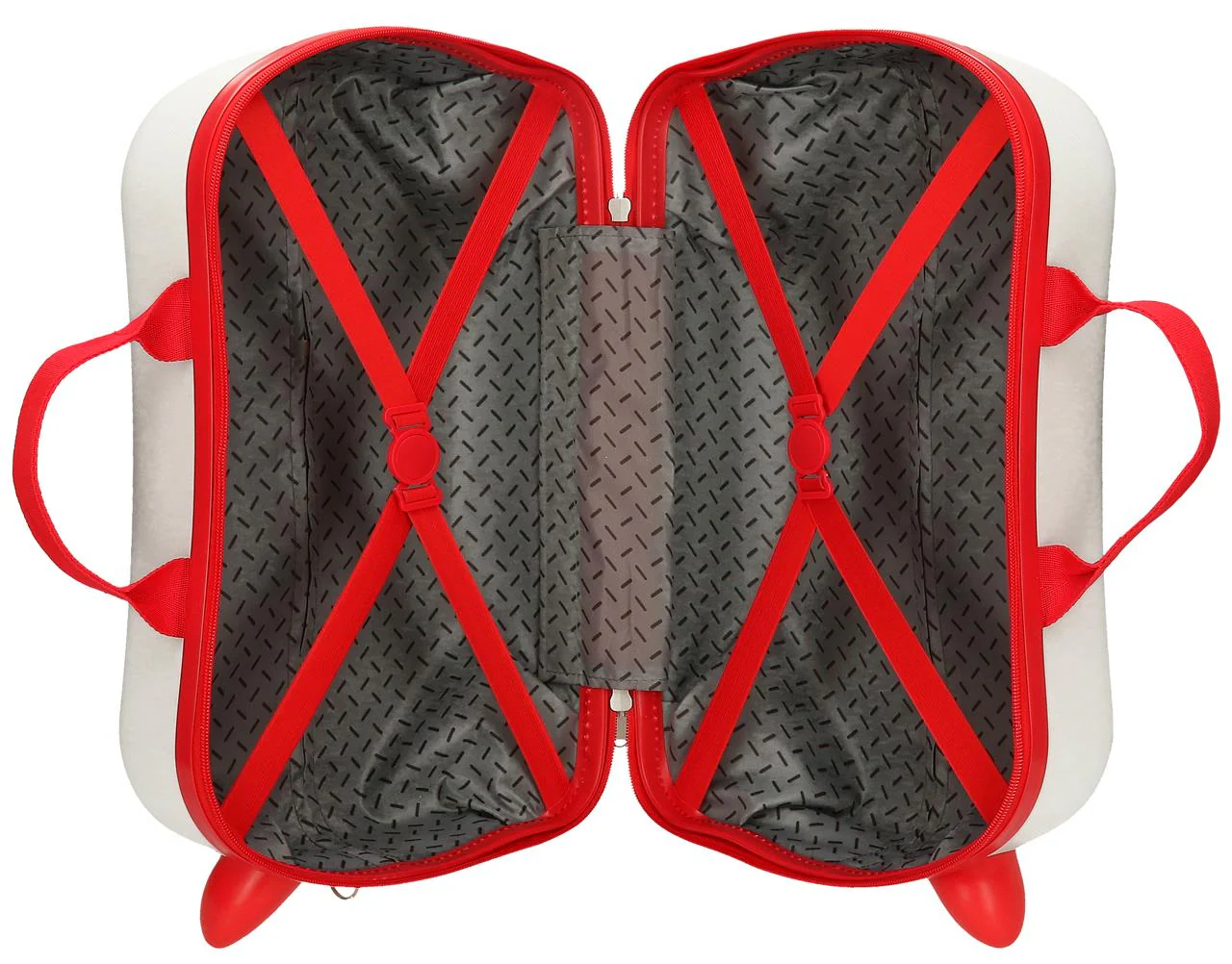 4211012 MALETA INF.ABS 4R.(2 MULTI.) 45CM. CARS MCQUEEN BLAN - Image 3