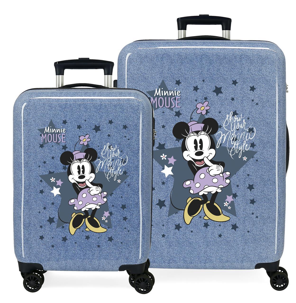 4981921 SET/2 TROLLEY ABS 55-68CM. 4R. MINNIE STYLE