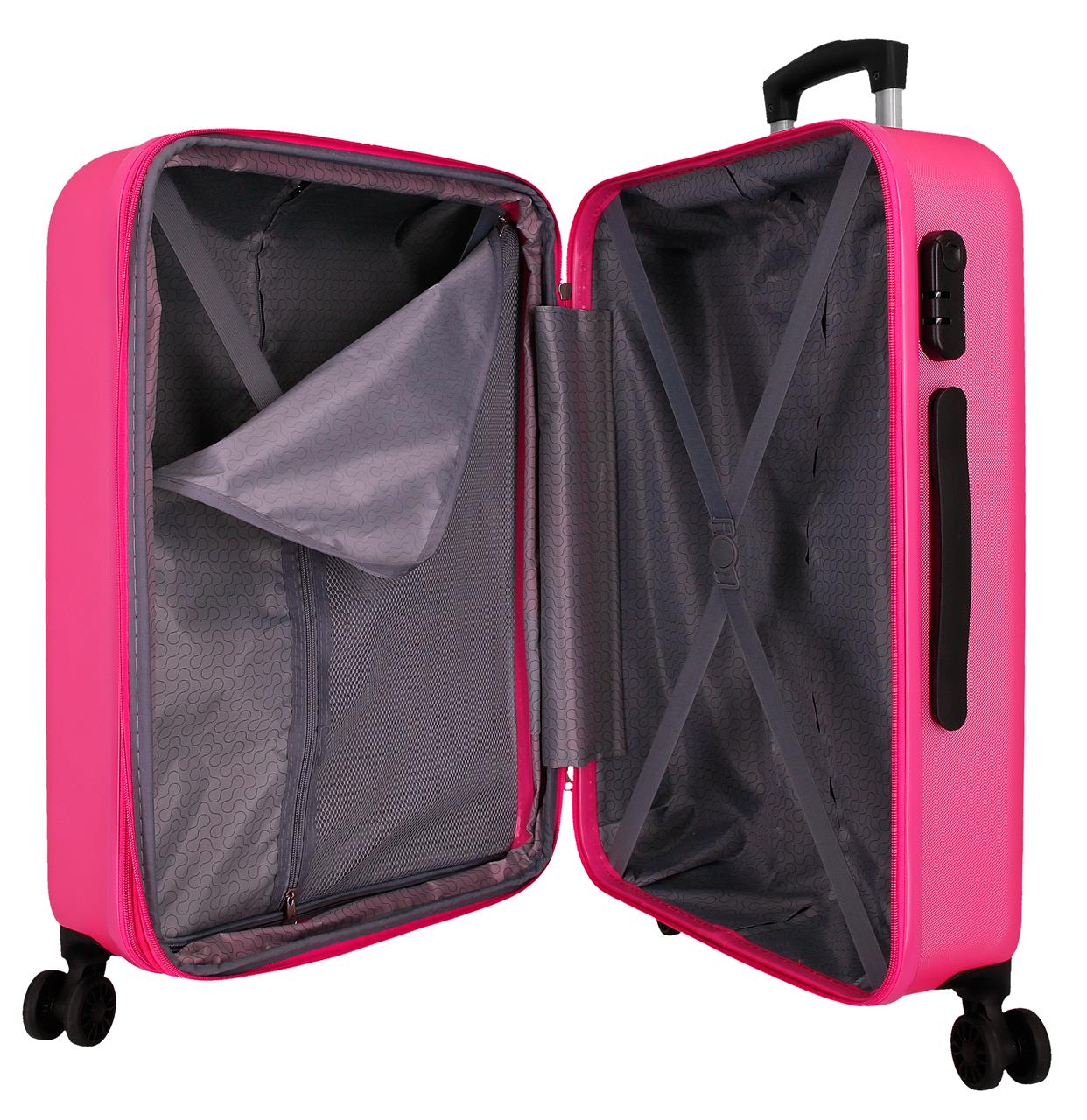 506922E TROLLEY ABS 65CM. C/EXP. 4R. RR CAMBOYA ROSA CLARO - Image 6