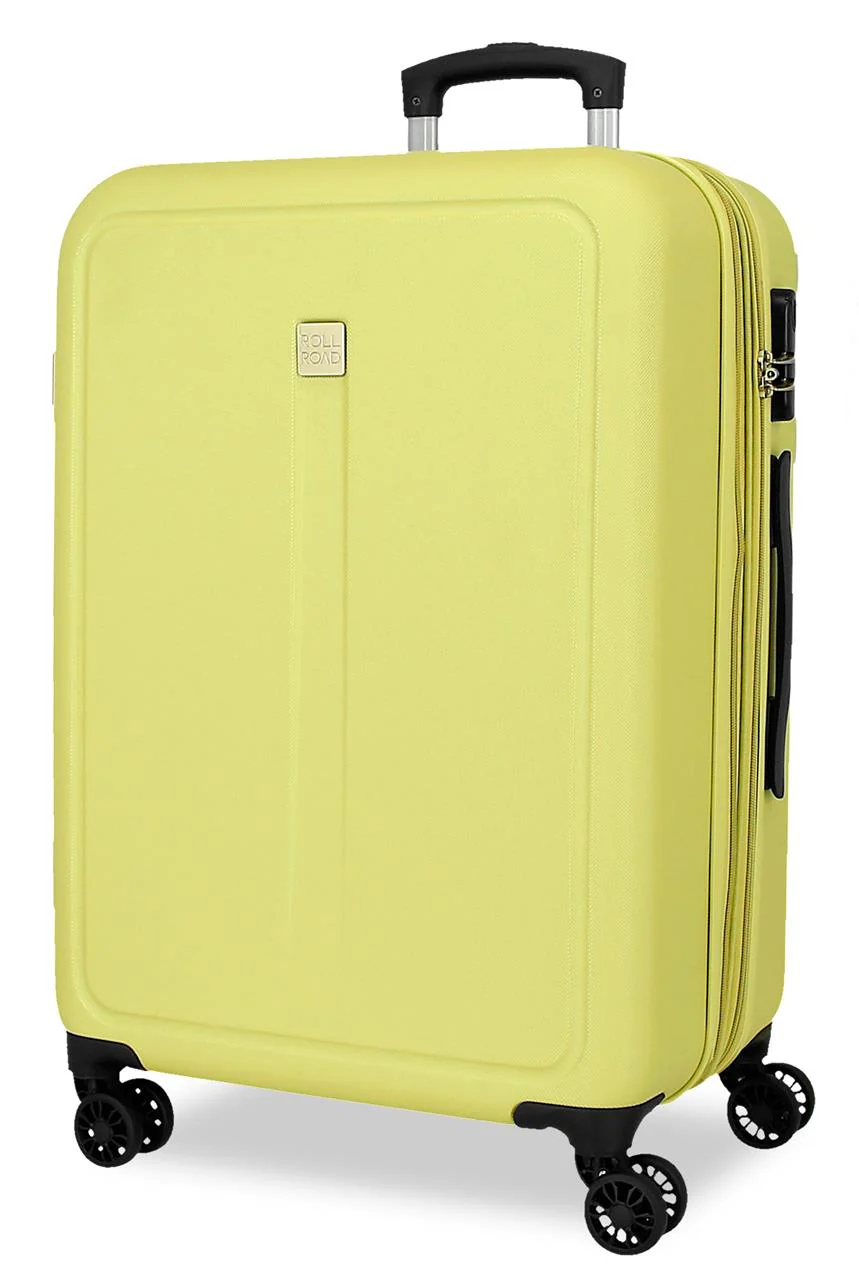 506932F TROLLEY ABS 75CM. C/EXP. 4R. RR CAMBOYA AMARILLO