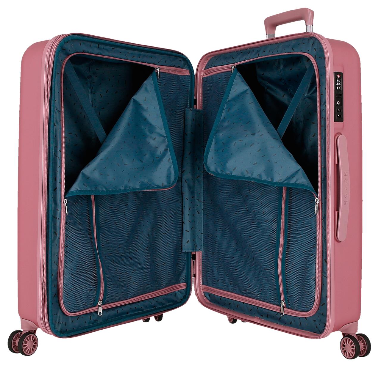 531926D TROLLEY ABS 68CM. C/EXP. 4R. MOVOM WOOD ROSA - Image 6