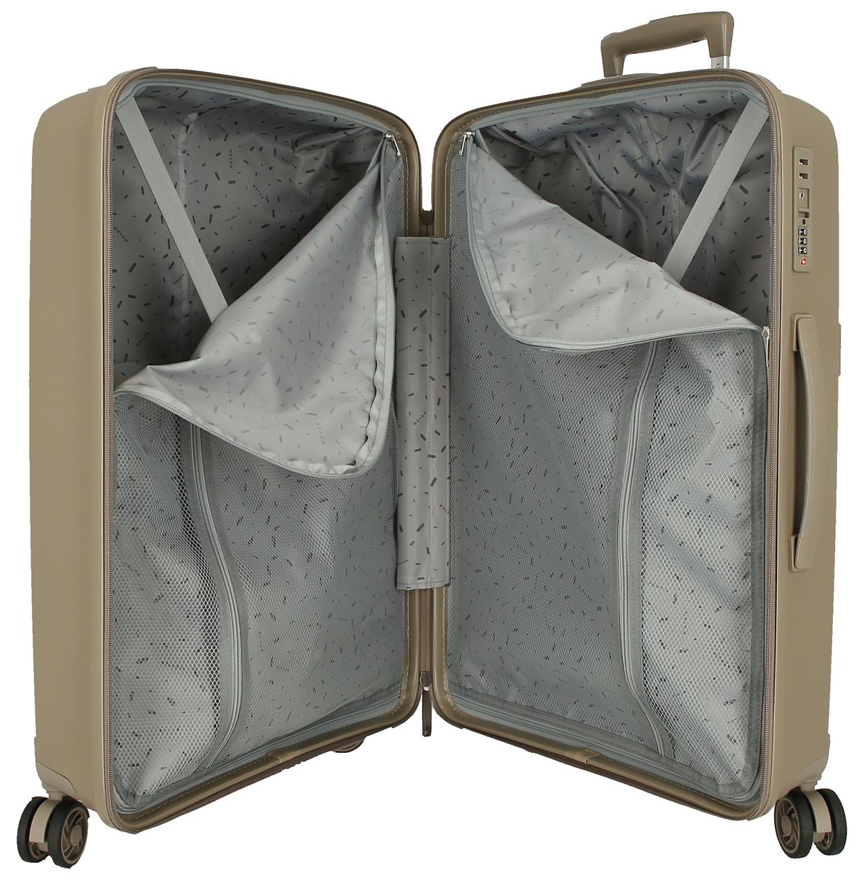 5519425 SET/3 TROLLEY PP. 56-66-76CM. 4R. MOVOM MOON TAUPE - Image 6
