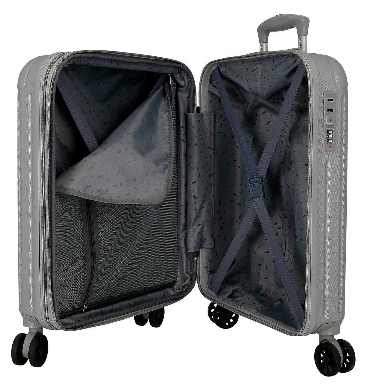 5558422 SET/3 TROLLEY ABS 55-68-78CM. C/EXP. 4R. TIMBER PLAT - Image 2