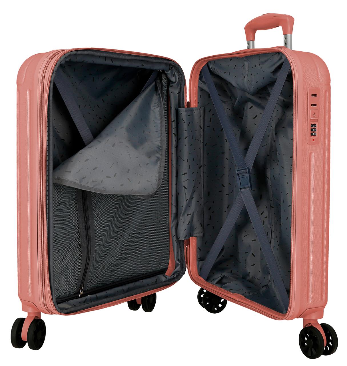 5558424 SET/3 TROLLEY ABS 55-68-78CM. C/EXP. 4R. TIMBER NUDE - Image 2