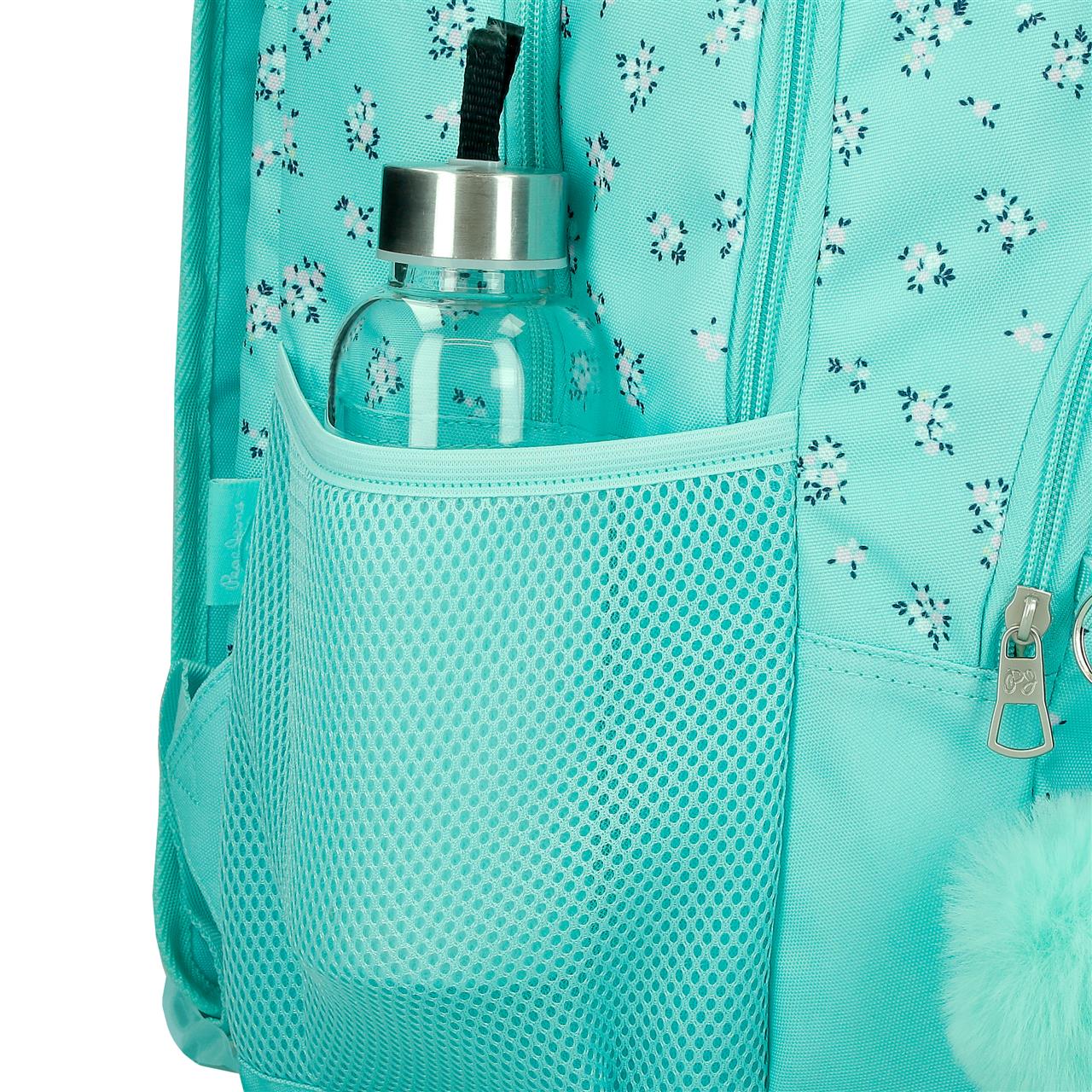 60425V2 MOCHILA ADAP. 44CM 2C. C/CARRO. PJL NORA TURQUESA - Image 6