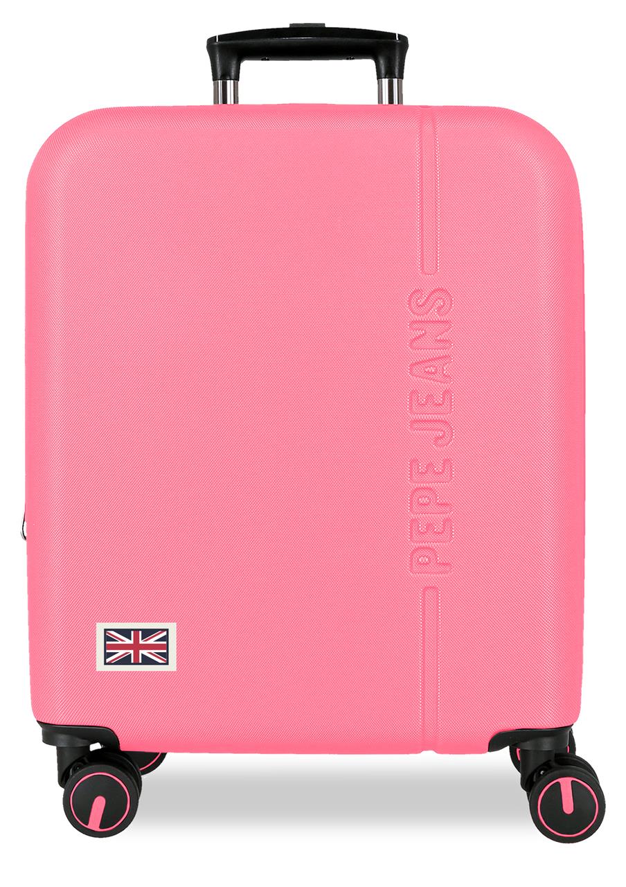 6328644 TROLLEY ABS 55CM. C/EXP. 4R. PJL ARIS TRAVEL FUCSIA