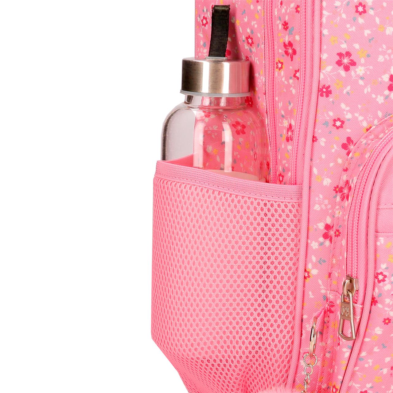 67122T3 MOCHILA ADAP. 40CM. 2C. C/CARRO PJL ALENKA ROSA - Image 3