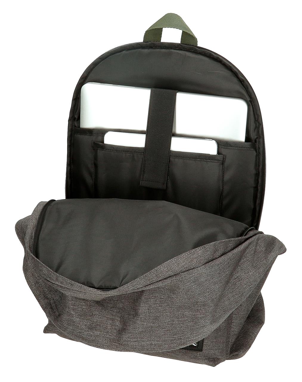 69124D2 MOCHILA ADAP. PORTAORD. 44CM 2C. PJL EDMON GRIS - Image 5