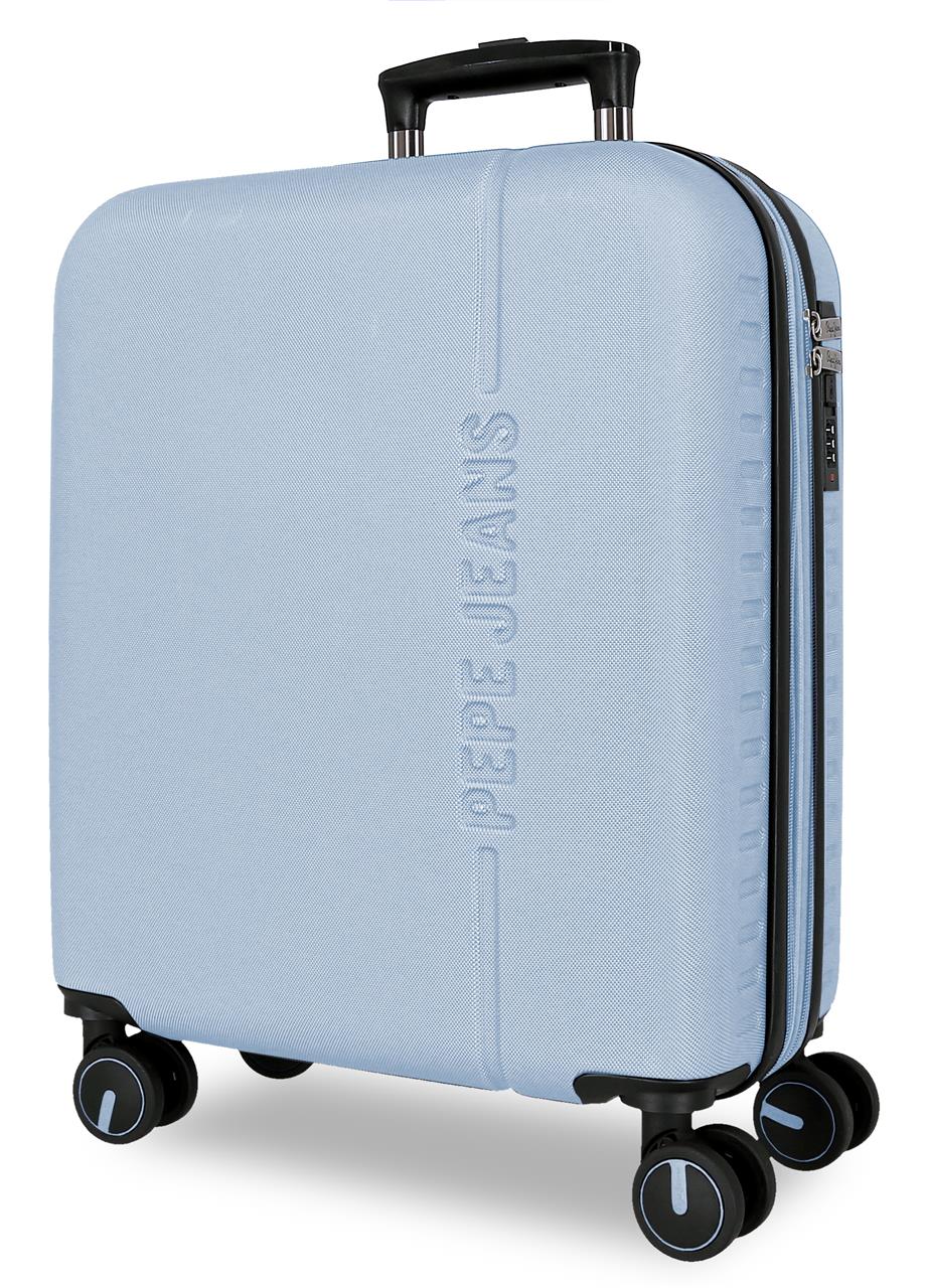 7568643 TROLLEY ABS 55CM. C/EXP. 4R. PJL MONTANA AZUL CLARO