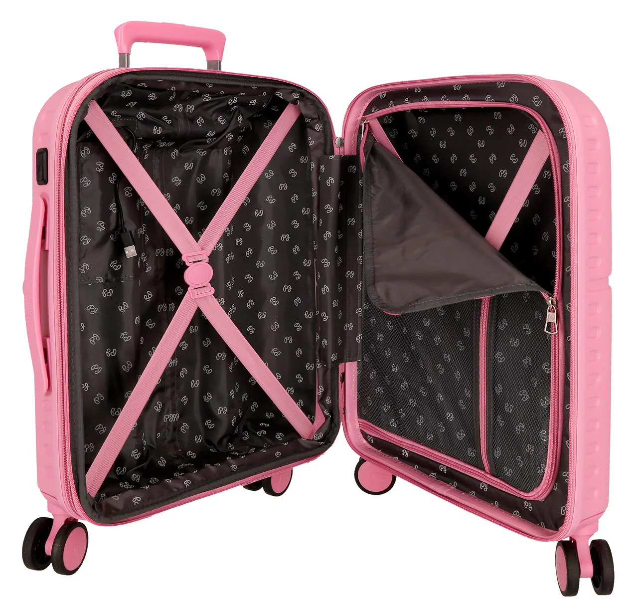 768892E SET/2 TROLLEY ABS 55-70CM. C/EXP. 4R. PJL HIGHLIGHTR - Image 2