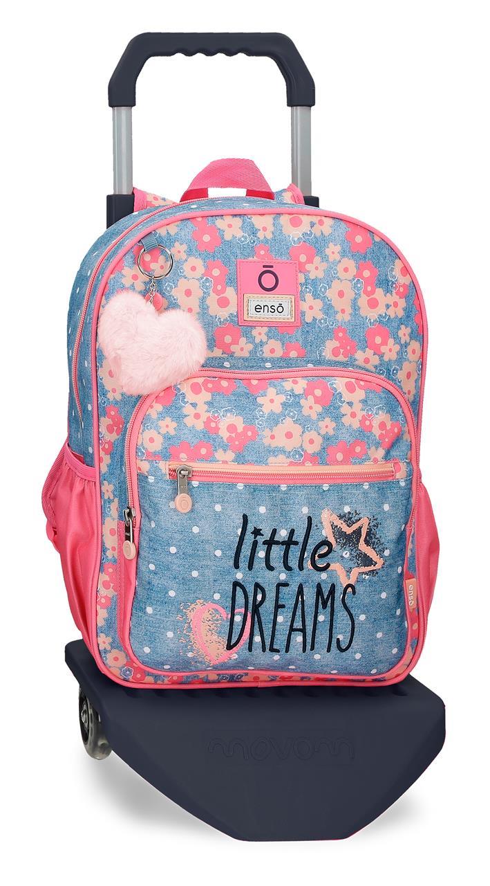 94924T1 MOCHILA ADAP. C/CARRO 38CM.ENSO LITTLE DREAMS