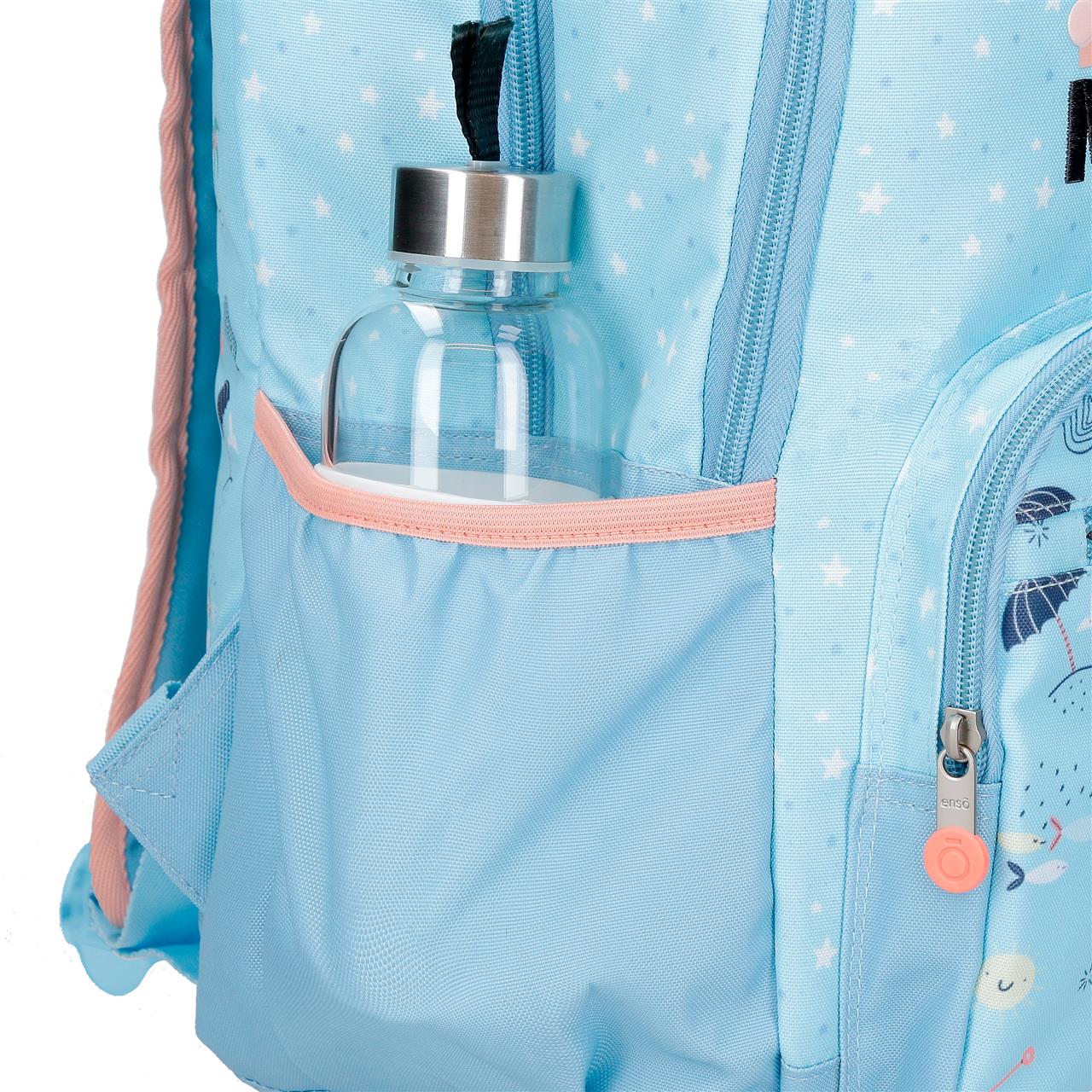 96323T2 MOCHILA ADAP. 32CM. C/CARRO. ENSO MAGIC SUMMER AZUL - Image 6