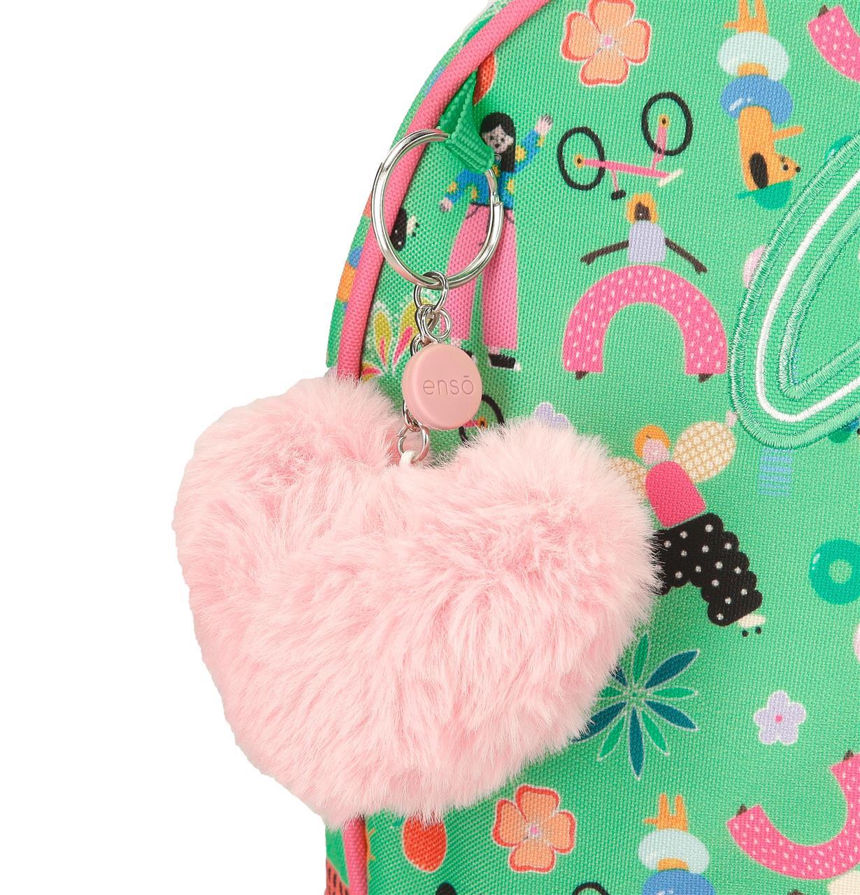 96624T1 MOCHILA ADAP. 38CM. C/CARRO. ENSO GARDEN PARTY - Image 3