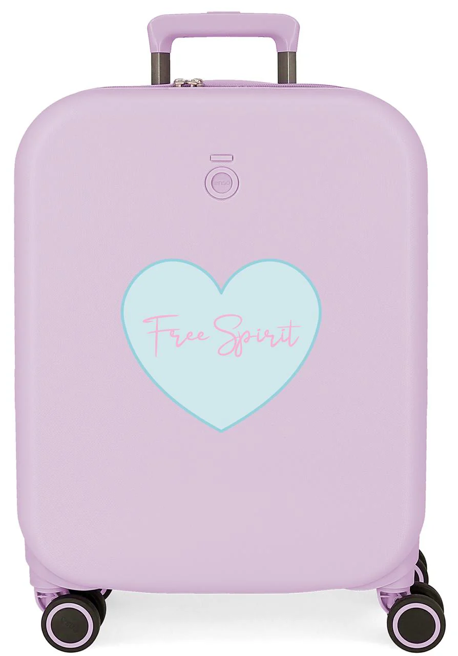 9839121 TROLLEY ABS 55CM. 4R. ENSO FREE SPIRIT LILA