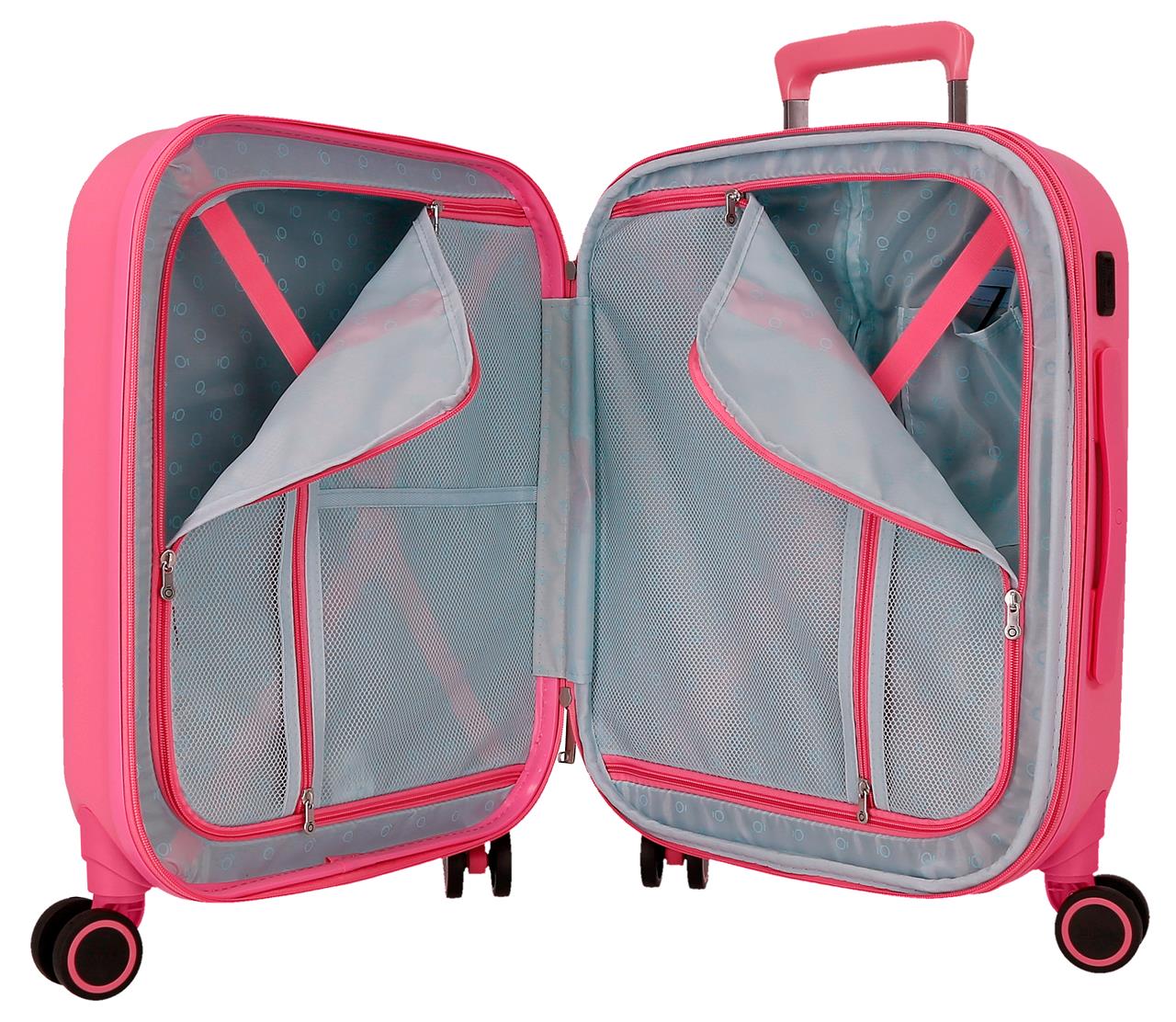 9988621 TROLLEY ABS 55CM.C/EXP.4R. ENSO INTO THE WILD FUCSIA - Image 6