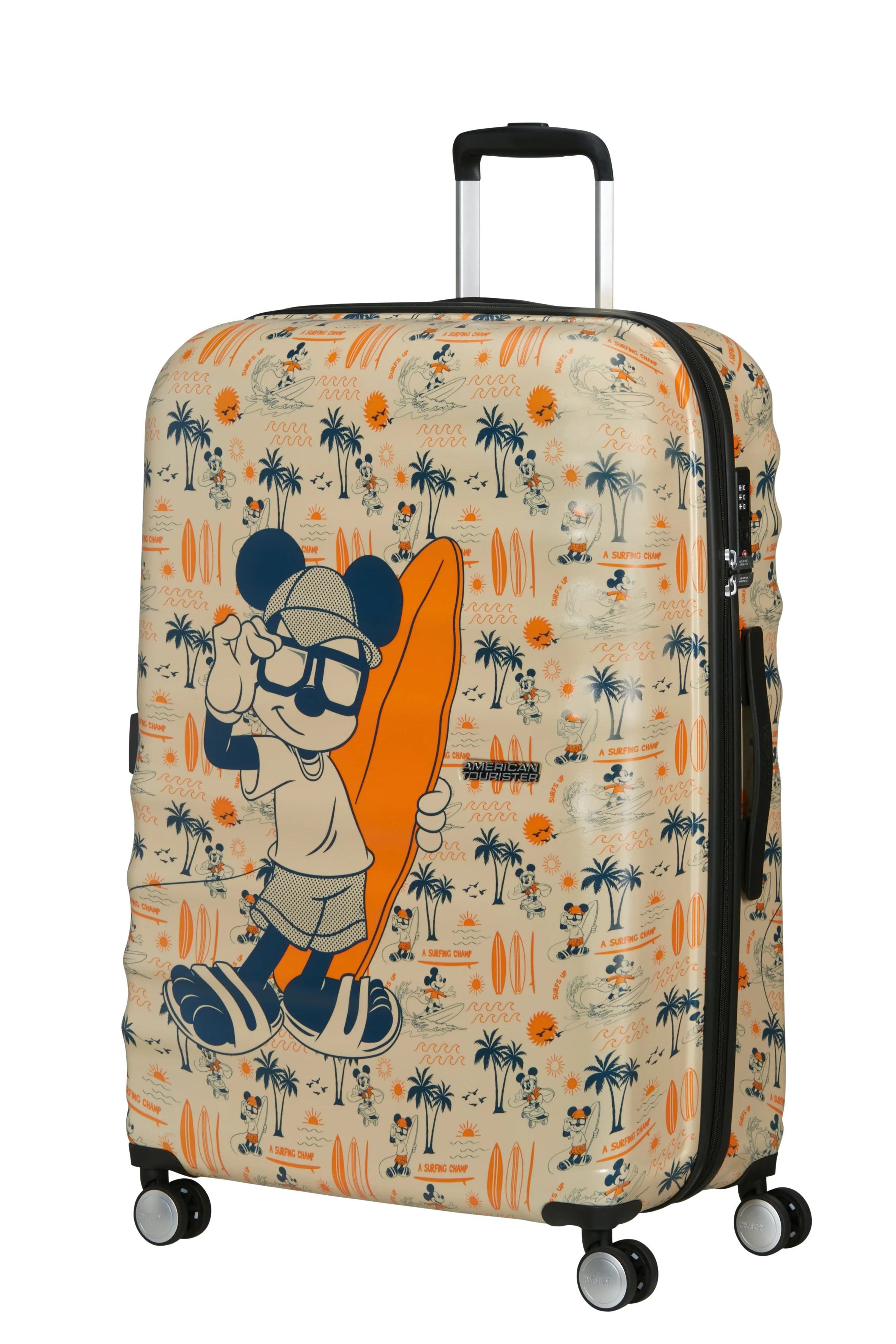 AMERICAN TOURISTER maleta grande 77cm WABREAKER Mickey super surfer