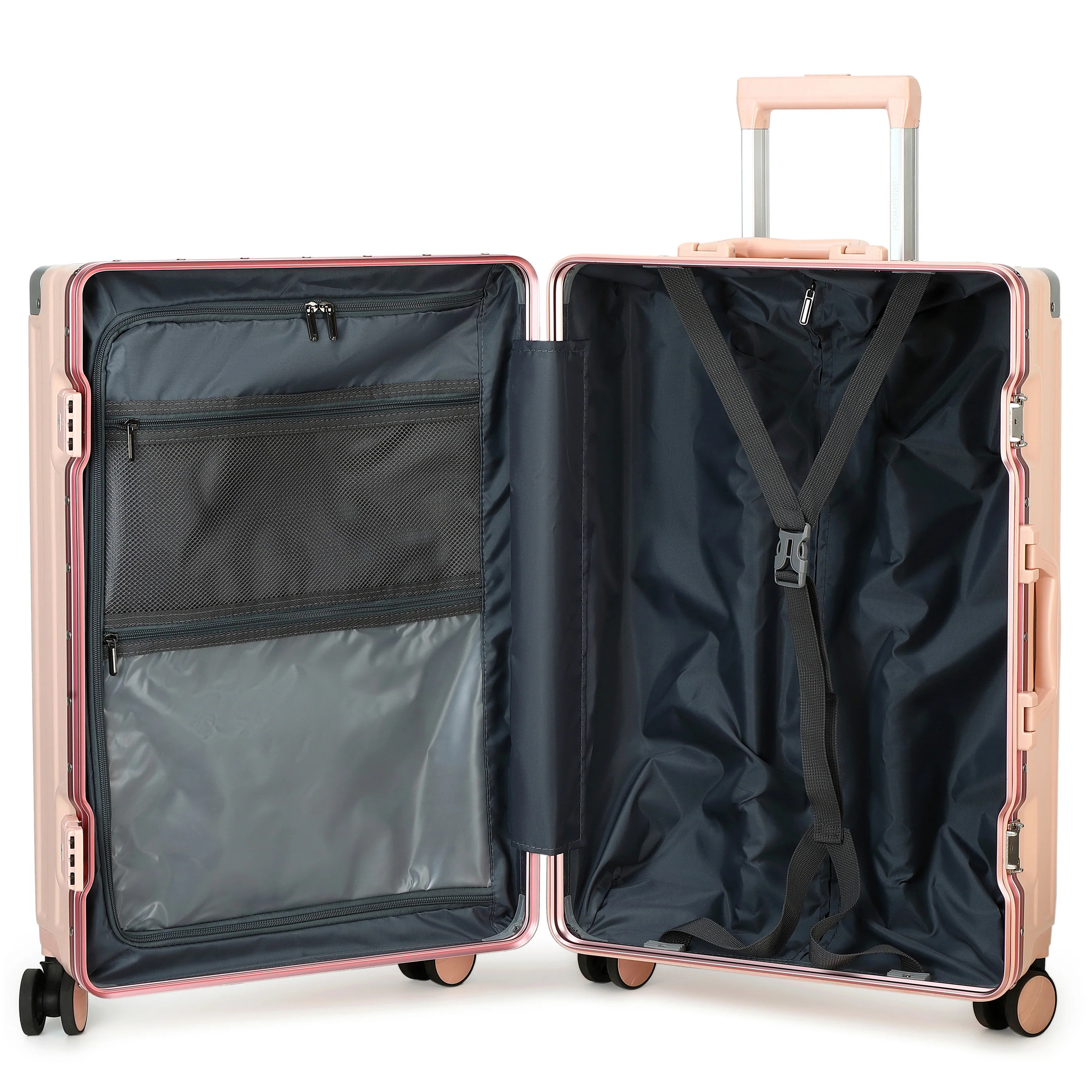 GREENWICH Set de Maletas ALUMINIO FRAME 55cm/69cm/78cm DOHA - Image 42