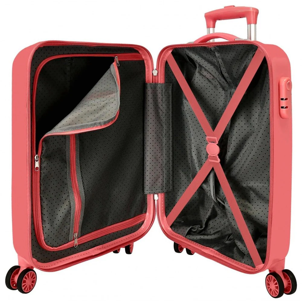 Maleta de cabina Minnie Loving Life rígida 55 cm coral - Image 7