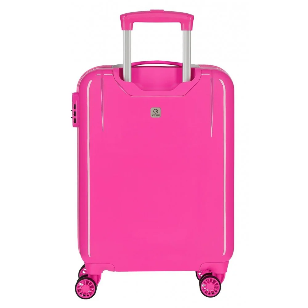 Maleta de cabina Minnie Wild Flower rígida 55cm Fucsia - Image 8
