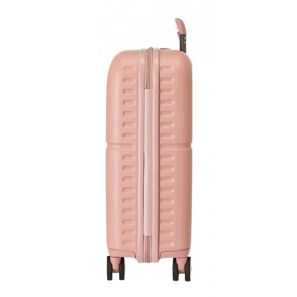 Maleta de cabina Pepe Jeans Carina rosa claro rígida 55cm - Image 10
