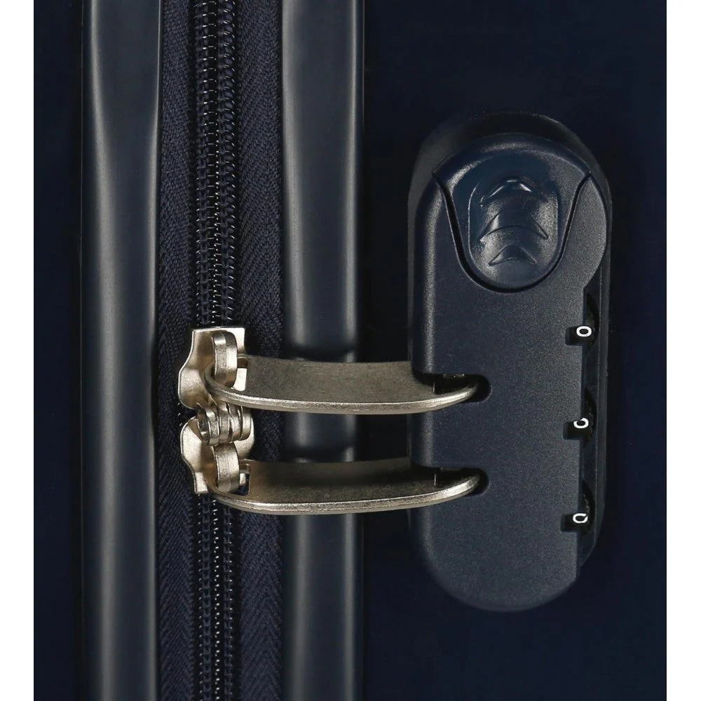 Maleta de cabina rígida Stitch Face down  55 cm marino - Image 6