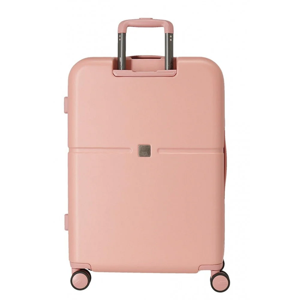 Maleta mediana Pepe Jeans Laila rosa claro rígida 70cm - Image 11