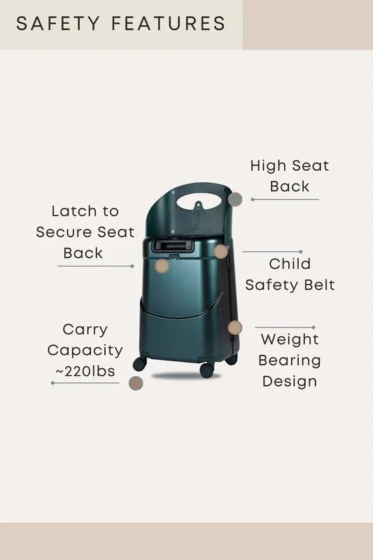 MIAMILY MALETA DE CABINA CON ASIENTO -CARRY ON- Mist Grey - Image 11