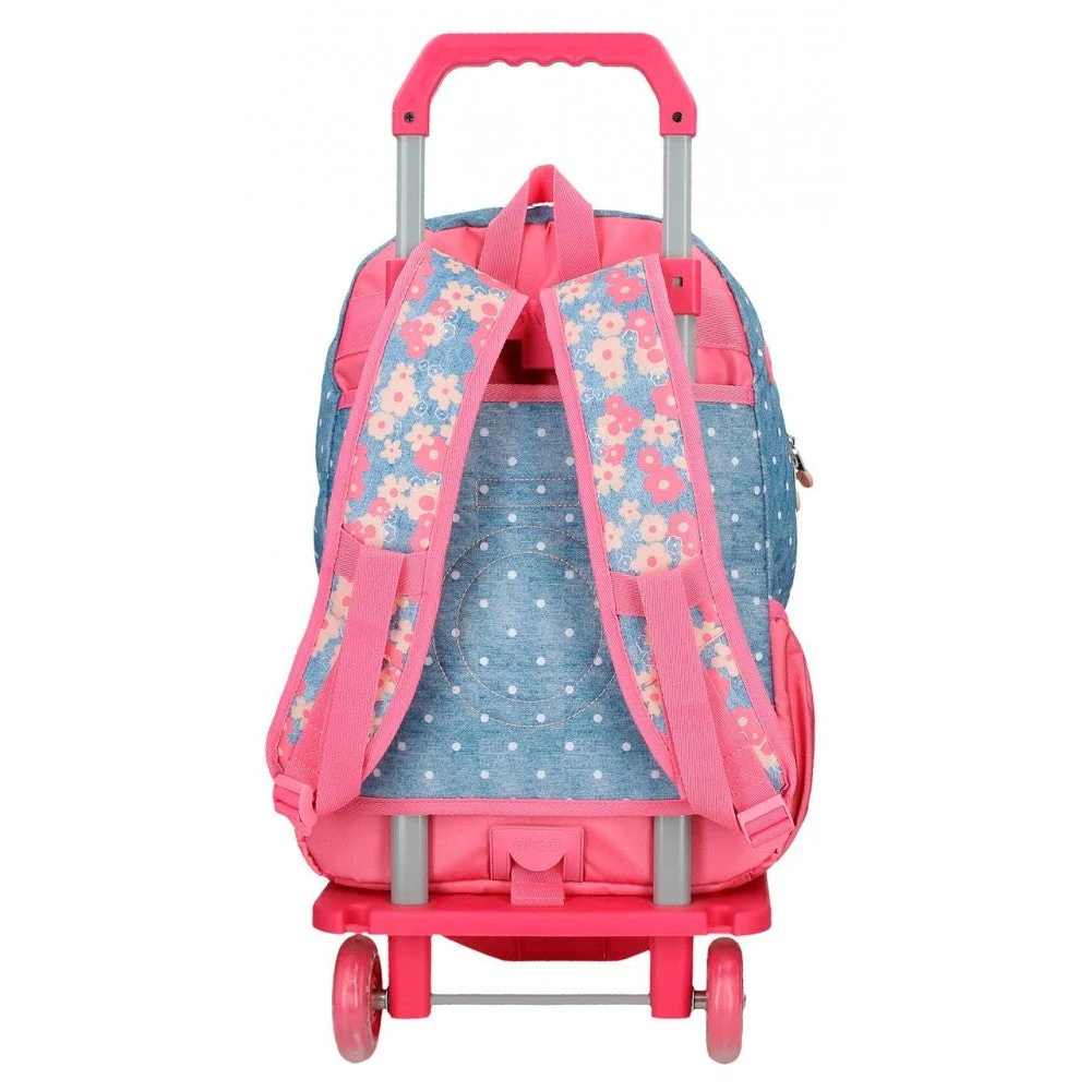 Mochila Enso Little Dreams  doble compartimento con carro - Image 10