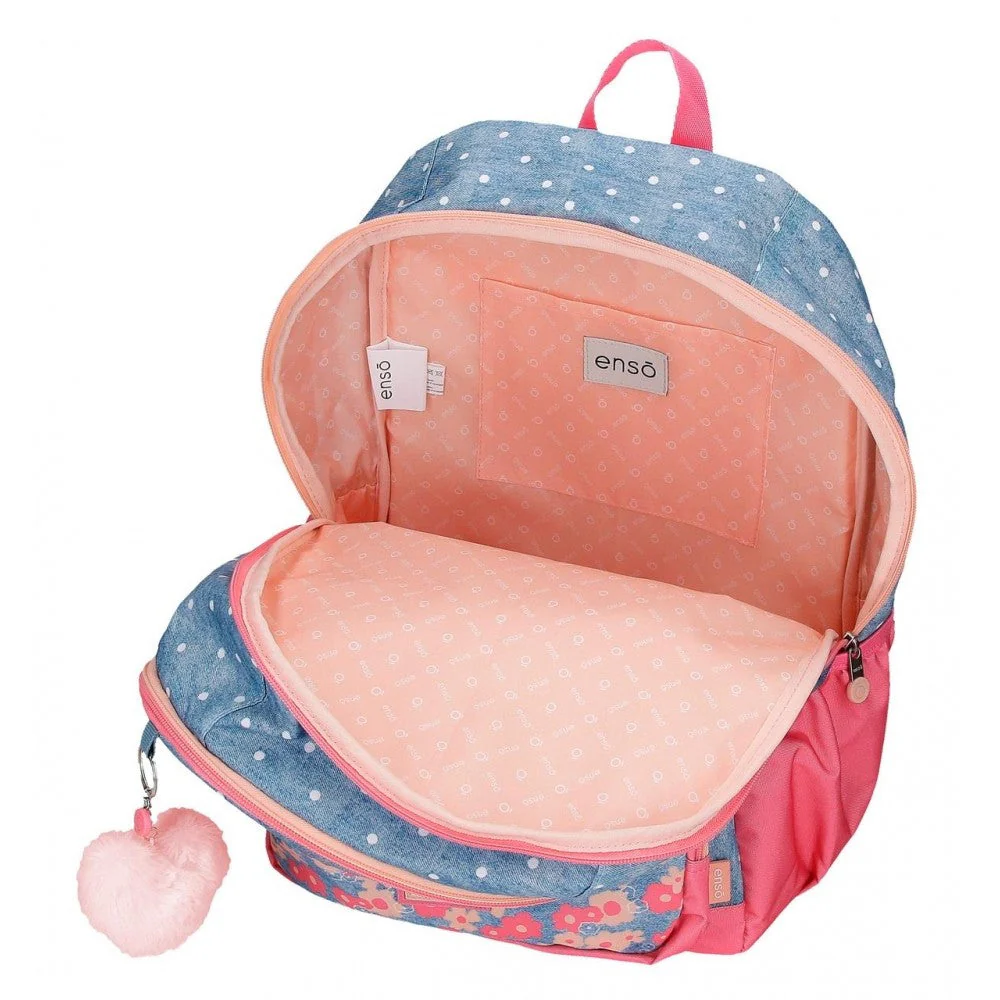Mochila Enso Little Dreams  doble compartimento con carro - Image 7