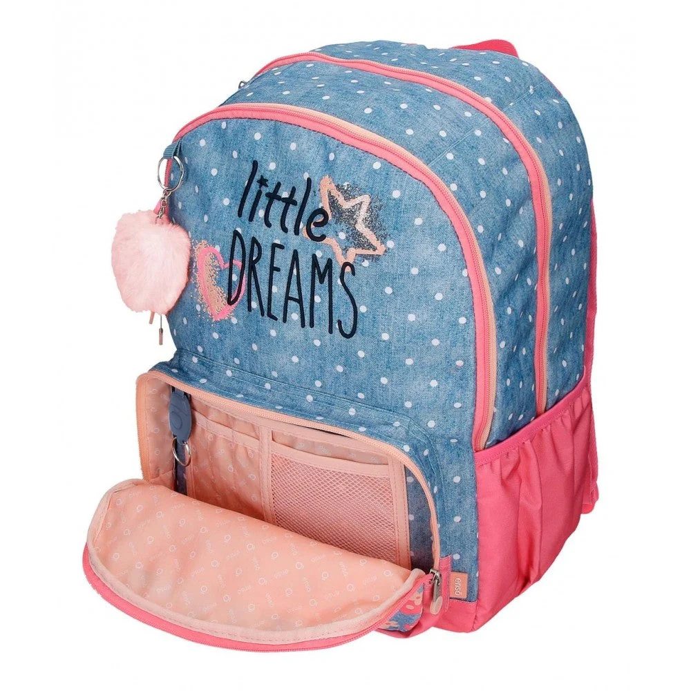 Mochila Enso Little Dreams  doble compartimento con carro - Image 9