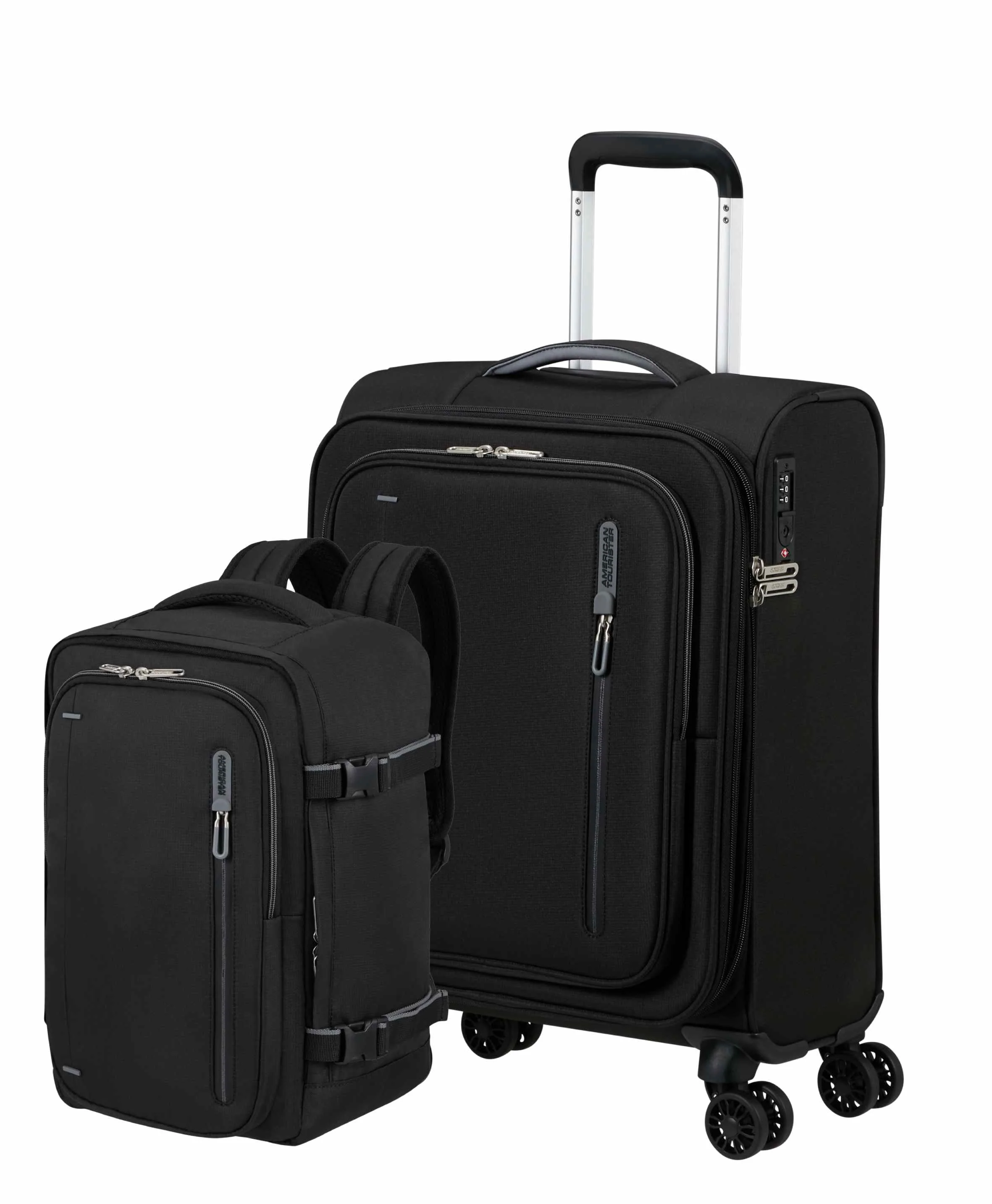Pack maleta de cabina + mochila S CLOUDRIDER de AMERICAN TOURISTER