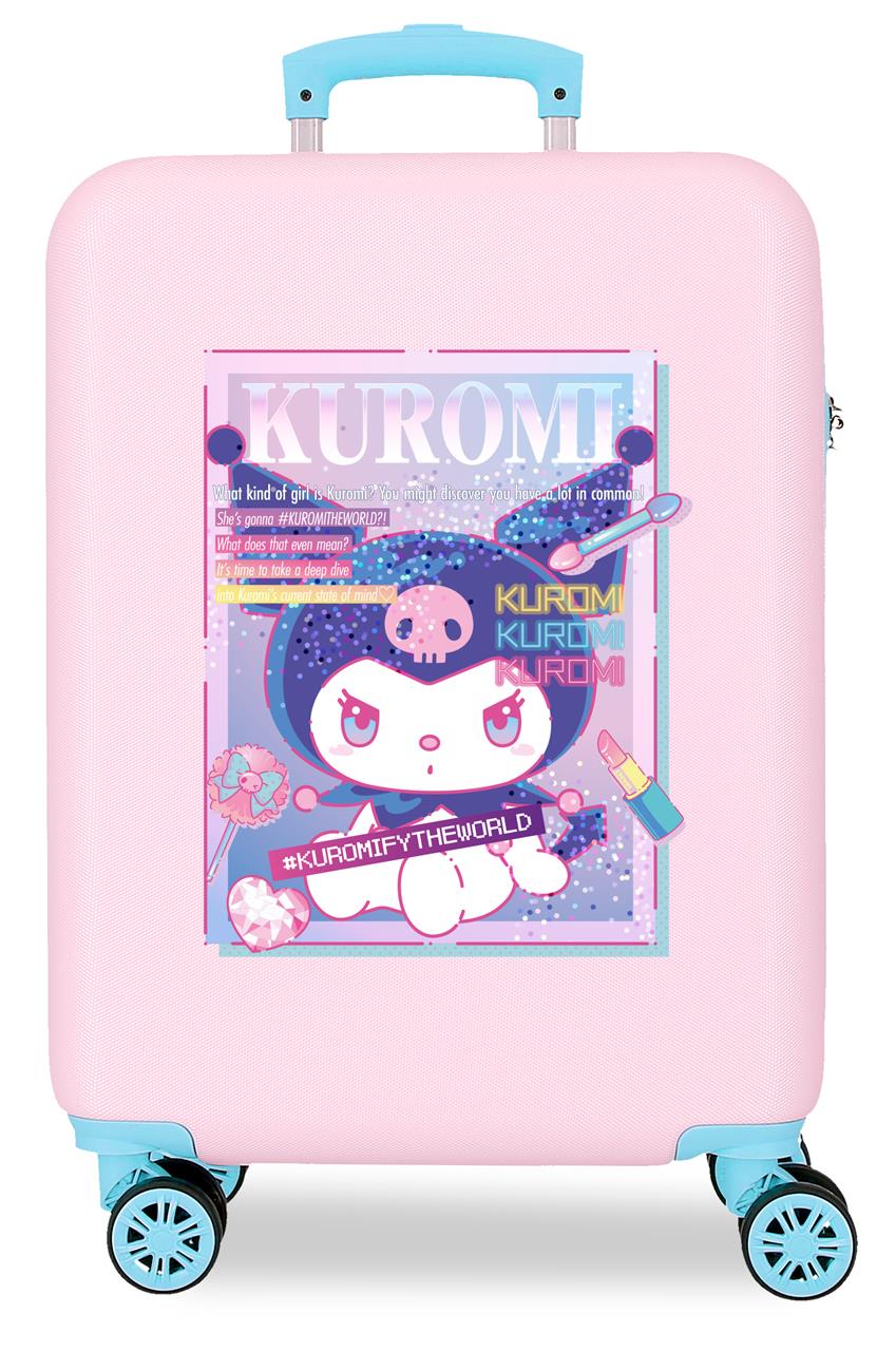 4281115 TROLLEY ABS 55CM.4R. KUROMI CURRENT MOOD ROSA