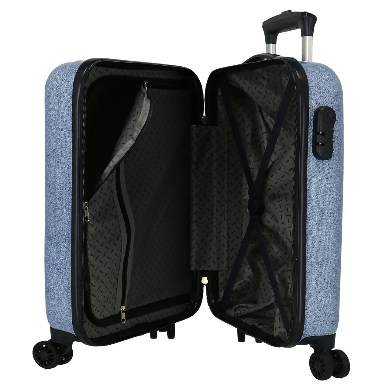 Maleta de cabina Pepe Jeans Noni denim rígida 55 cm - Image 3