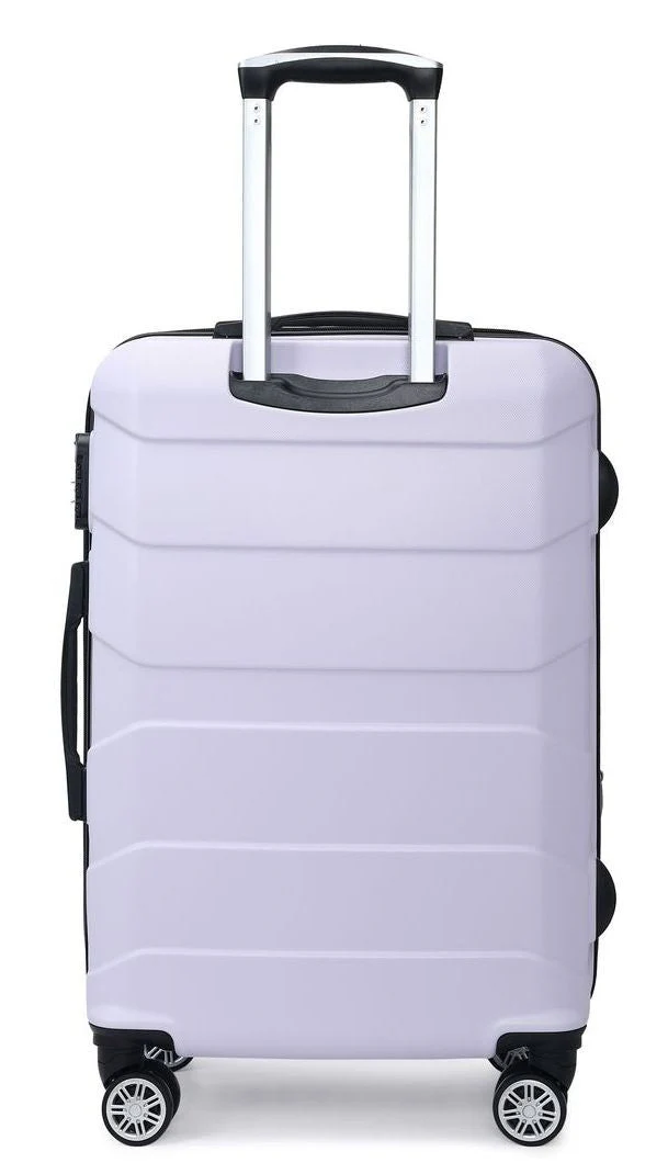 SET DE GREENWICH MALETA DE CABINA EXTENSIBLE BUDAPEST Y BOLSA DE VIAJE BUFON Lila - Image 6