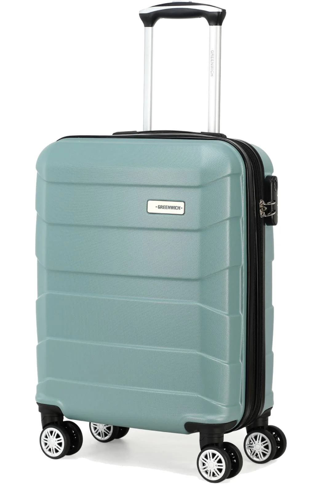 SET DE GREENWICH MALETA DE CABINA EXTENSIBLE BUDAPEST Y BOLSA DE VIAJE BUFON Gris - Image 2