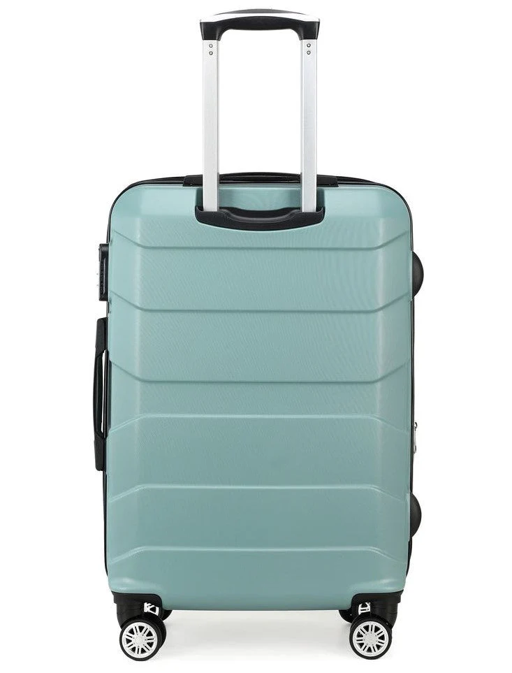 SET DE GREENWICH MALETA DE CABINA EXTENSIBLE BUDAPEST Y BOLSA DE VIAJE BUFON Gris - Image 5