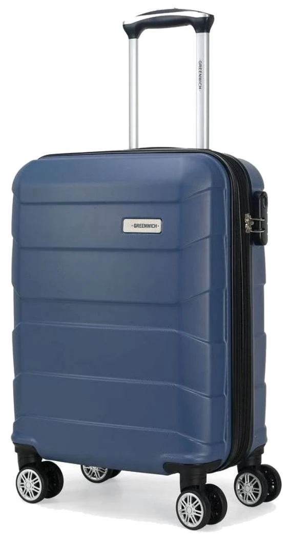 SET DE GREENWICH MALETA DE CABINA EXTENSIBLE BUDAPEST Y BOLSA DE VIAJE BUFON Marino - Image 2
