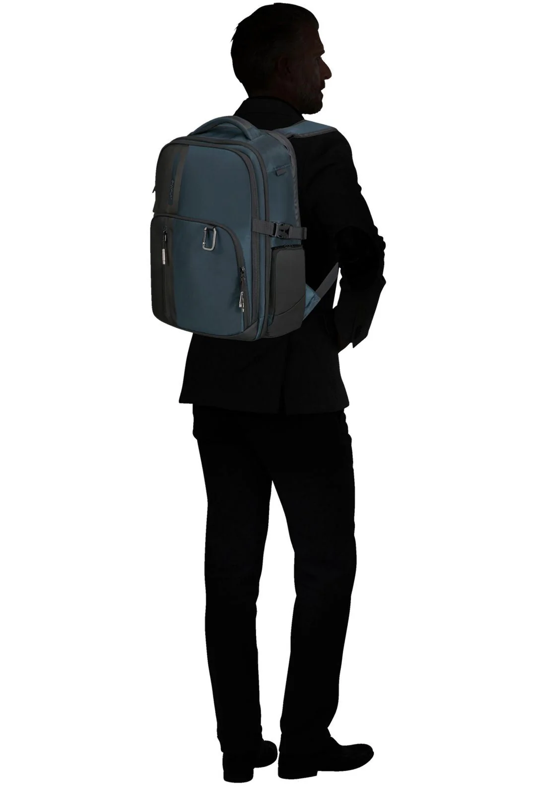 SET DE SAMSONITE MALETA DE CABINA EXTENSIBLE UPSCAPE CON MOCHILA 15” BIZ2GO Azul - Image 18