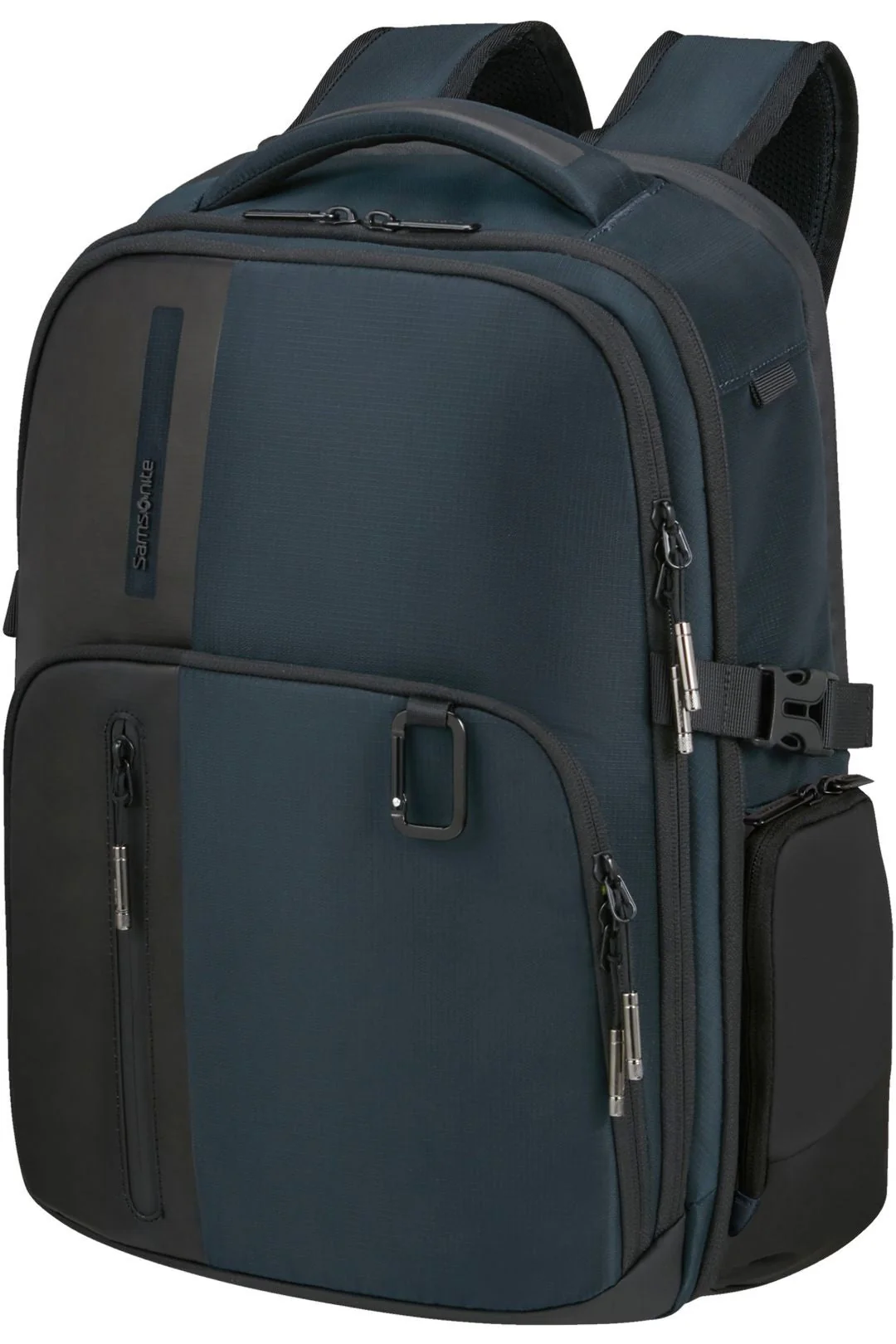 SET DE SAMSONITE MALETA DE CABINA EXTENSIBLE UPSCAPE CON MOCHILA 15” BIZ2GO Azul - Image 4