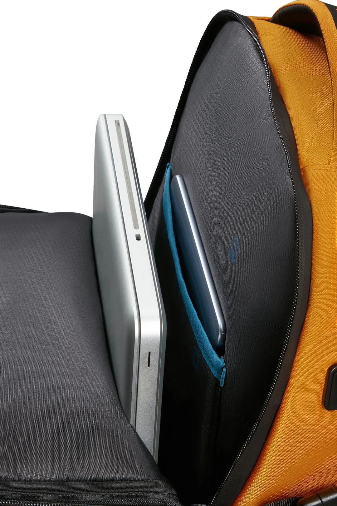 SET DE SAMSONITE MALETA DE CABINA EXTENSIBLE UPSCAPE CON MOCHILA 15” BIZ2GO Amarillo - Image 11