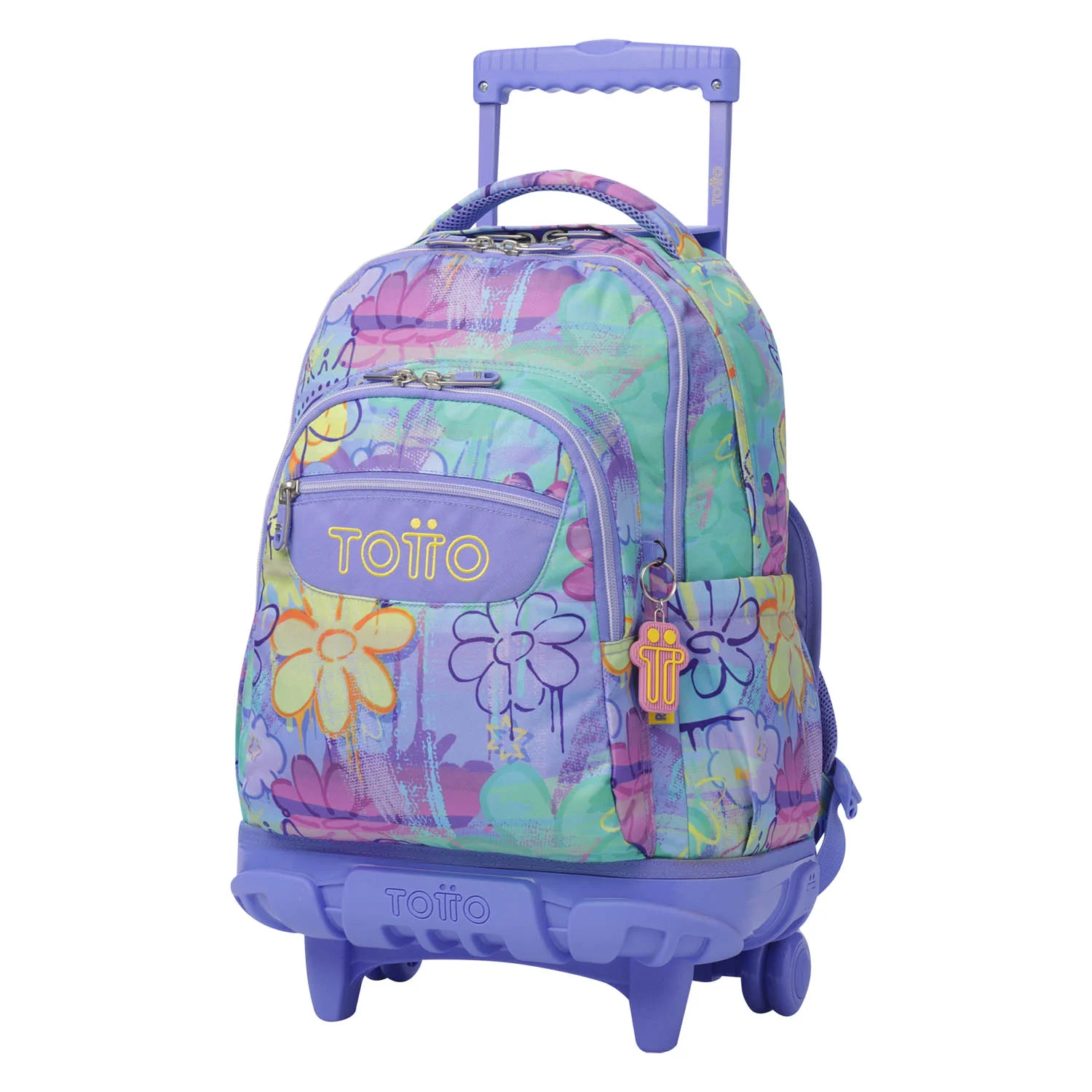 TOTTO Mochila escolar con ruedas  Renglones - 5Q8 Grafily