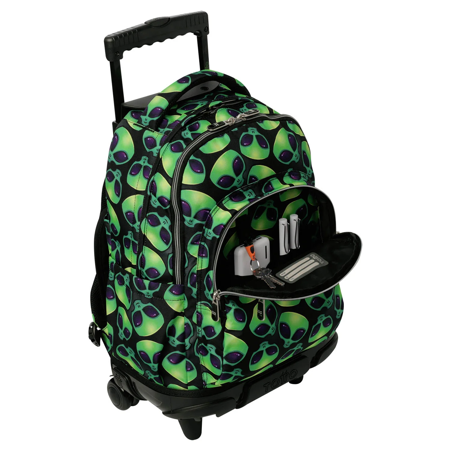TOTTO Mochila escolar con ruedas Renglones - 6DS Ali - Image 3